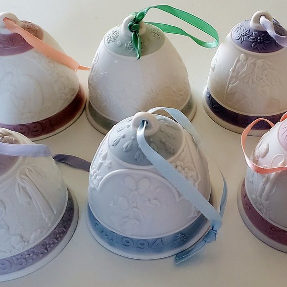 Lladro Christmas Bell Collection 1991-1996 - Picture 1 of 8